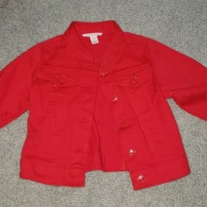 Red jacket size 3 girls